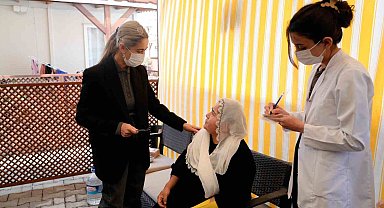 Dezavantajlı depremzedelerin ağız ve diş sağlığı taraması yapıldı