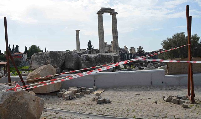 Didim Apollon Tapınağının çevresi düzenleniyor