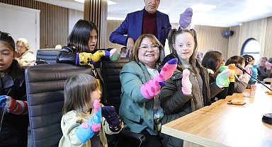 Didim Belediye Başkanı Gençay özel çocuklarla bir araya geldi