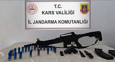 Digor'da silahla paylaşım yapan 1 kişi yakalandı