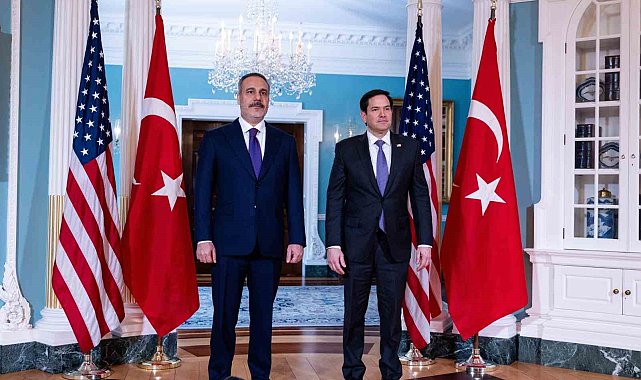 Dışişleri Bakanı Fidan, ABD Dışişleri Bakanı Rubio ile bir araya geldi