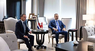 Dışişleri Bakanı Fidan, Hollandalı mevkidaşı Veldkamp ile bir araya geldi