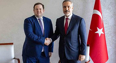 Dışişleri Bakanı Fidan, İngiltere'nin Avrupa ve Kuzey Amerika'dan Sorumlu Devlet Bakanı Doughty'i kabul etti