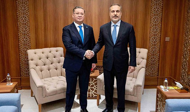 Dışişleri Bakanı Fidan, Kazakistan Dışişleri Bakanı Nurtleu ile bir araya geldi