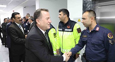 Doğan bayramlaşma programına katıldı