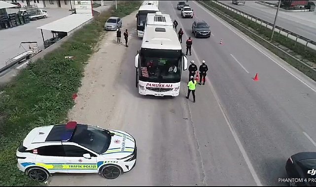 Dron destekli 'Yolun sonu bayram olsun' denetimleri sıklaştı