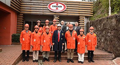 Dünya çelik sektörünün temsilcileri Erdemir'de