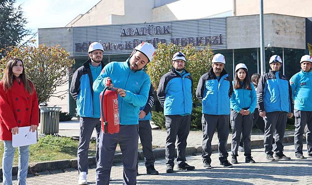Düzce Üniversitesi'nde acil durum bilinci artırıldı