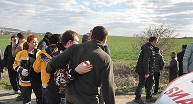 Edirne'de öğrenci servisi devrildi: 27 yaralı