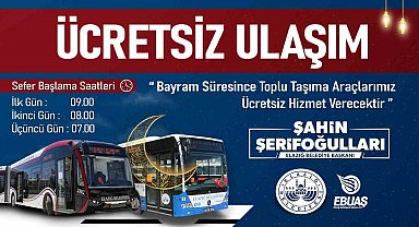 Elazığ Belediyesinden bayramda ücretsiz ulaşım hizmeti