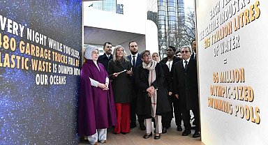 Emine Erdoğan'dan BM'deki "Sıfır Atık Enstalasyon Sergisi" ziyaretine ilişkin paylaşım