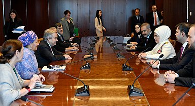 Emine Erdoğan'dan BM'de 'sıfır atık' görüşmesi