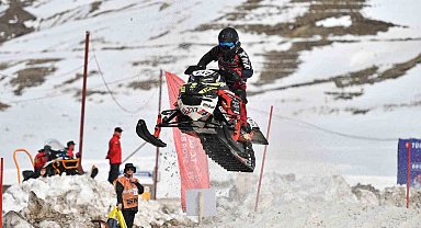 Erciyes'te Dünya Kar Motosikleti Şampiyonası heyecanı başladı