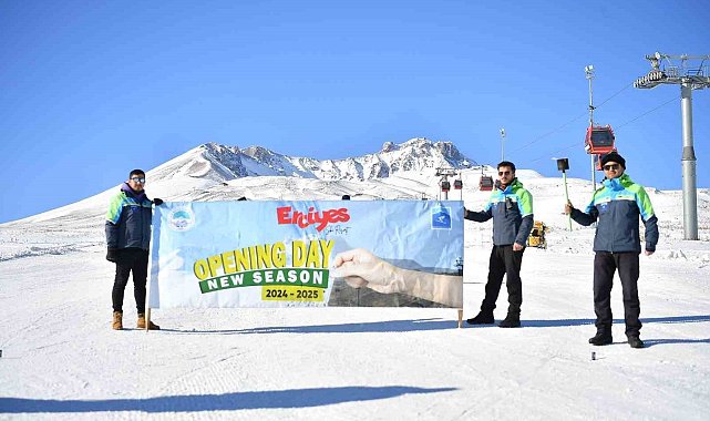 Erciyes'te kayak sezonu kapandı