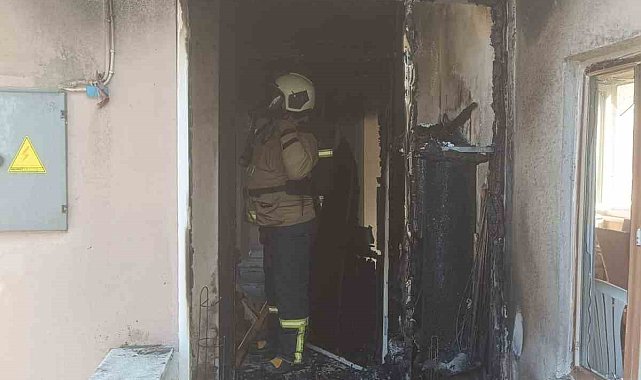 Erdek'te ev yangını