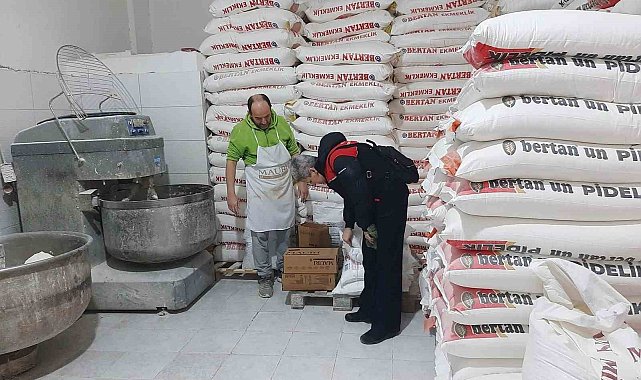 Erdek'te market, fırın ve kasaplara hijyen kontrolleri