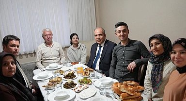 Erkan Aydın Ayaz ailesinin iftar sofrasına konuk oldu