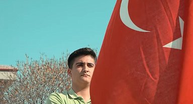 Erzincan'da ortaokul öğrencilerinden İstiklal Marşı klibi
