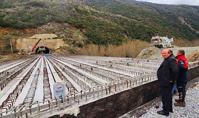 Esenköy'de tünel ve viyadük çalışmaları hız kazandı