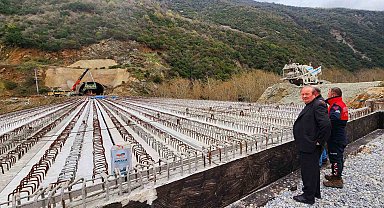 Esenköy'de tünel ve viyadük çalışmaları hız kazandı