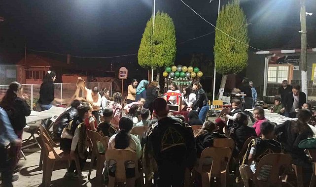 Eski ramazanları okul bahçesinde yaşattılar