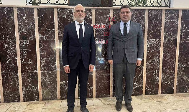 Eskişehir Cumhuriyet Başsavcısı Karakülah'tan İl Sağlık Müdürü Bildirici'ye ziyaret