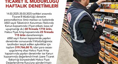 Eskişehir Ticaret İl Müdürlüğü haftalık denetimlerini sürdürüyor