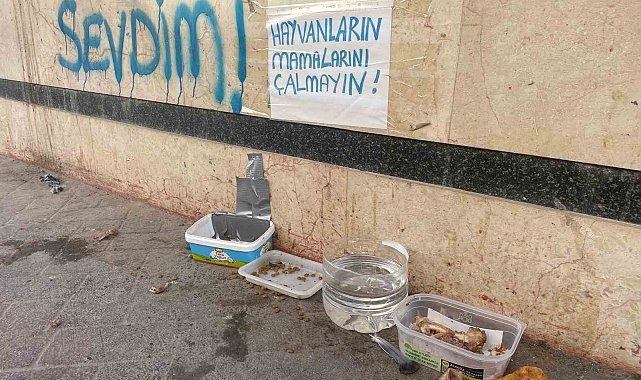 Eskişehir'de 'Hayvanların mamalarını çalmayın!' uyarısı
