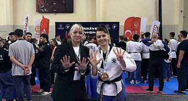 Eskişehirli taekwondo sporcusu 19'ncu Türkiye Şampiyonluğunu kazandı