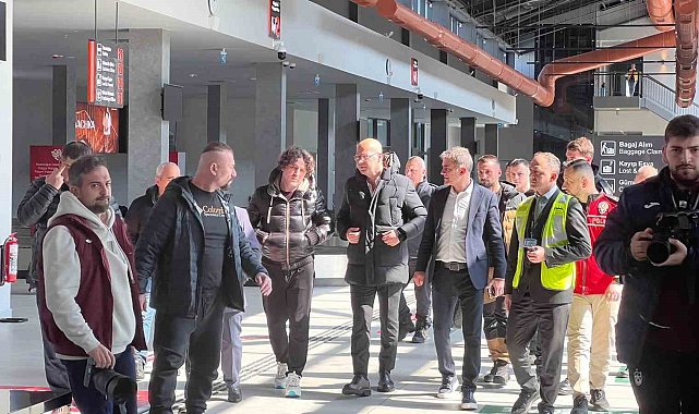 Fatih Tekke'ye Trabzon'da coşkulu karşılama