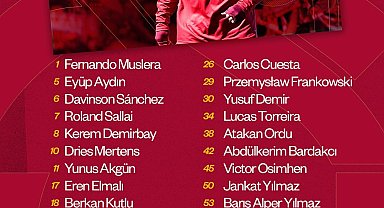 Galatasaray'ın, Alanyaspor maçı kamp kadrosu belli oldu