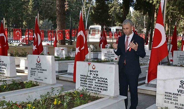 Gazi Kıyışkan'dan bütün vatandaşlara şehitlik ziyareti daveti