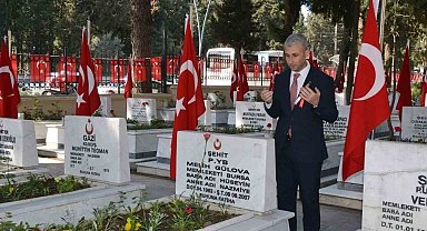 Gazi Kıyışkan'dan bütün vatandaşlara şehitlik ziyareti daveti