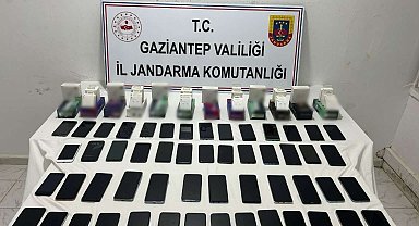 Gaziantep'te 2,7 milyon TL değerinde kaçak telefon ele geçirildi: 2 gözaltı