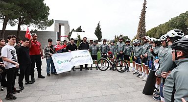 Gebze'den Çanakkale'ye pedal çevirdiler