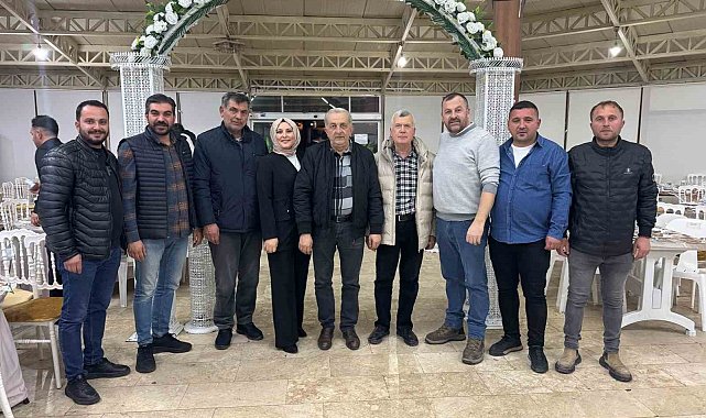 Gediz'de esnaflar iftarda bir araya geldi
