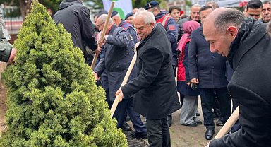 Giresun'da fidanlar toprakla buluştu