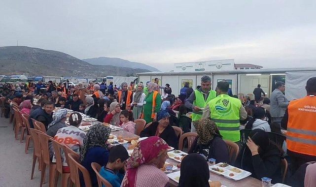 Gölbaşı Belediyesinden iftar yemeği