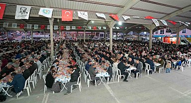 Gölmarmara'da 2 bin kişilik iftar sofrası