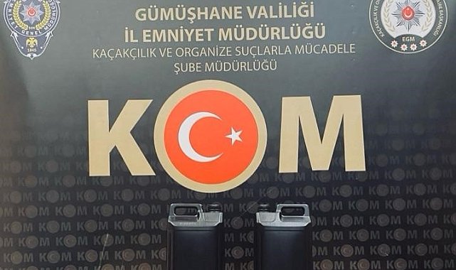 Gümüşhane'de sahte içki operasyonunda 1 kişi yakalandı