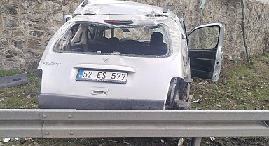 Gümüşhane'de trafik kazası: 4 yaralı