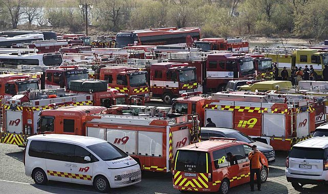 Güney Kore'de kontrol altına alınan orman yangınları yeniden alevlendi