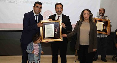Hatay'da devlet övünç madalyası takdimi yapıldı