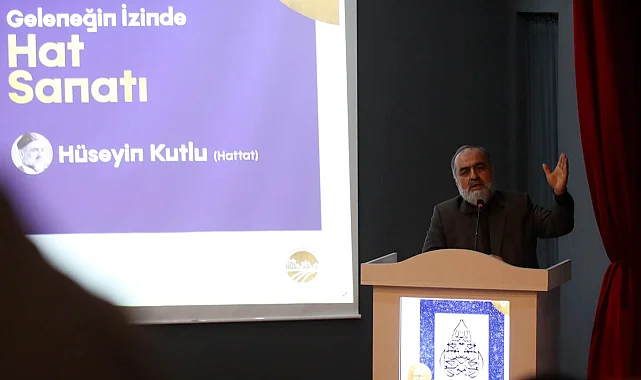 Hattat Kutlu Sakarya'da sanatın inceliklerini anlattı