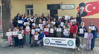 Havran Meslek Yüksekokulu öğrencilerinden anlamlı etkinlik