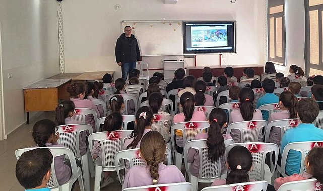 Hisarcık'ta ilkokul öğrencilerine teknoloji bağımlılığı semineri