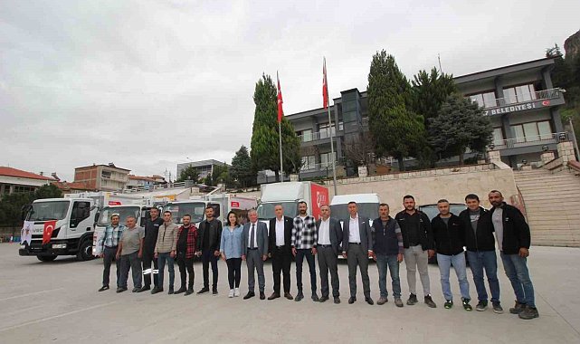 Honaz Belediyesi araç filosuna 6 yeni araç katıldı