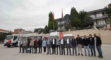 Honaz Belediyesi araç filosuna 6 yeni araç katıldı