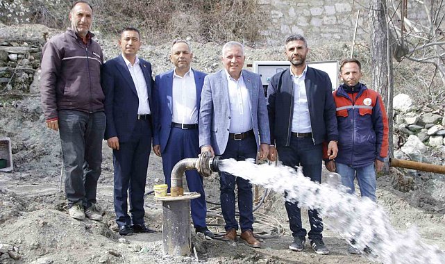 Honaz Belediyesinin sondaj çalışması Bağarası'na can suyu oldu