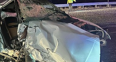 Horasan'da feci kaza: 1 ölü, 3 yaralı